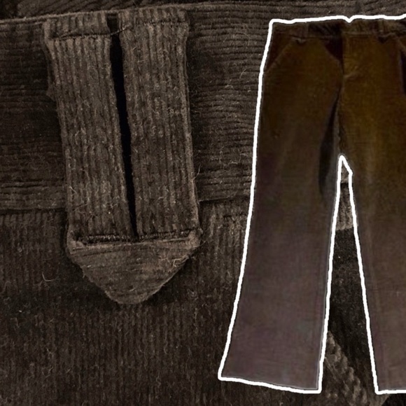 Chocolate Brown Stretch Cotton Corduroy Dockers Straight Leg Pants size 10 - Picture 1 of 12